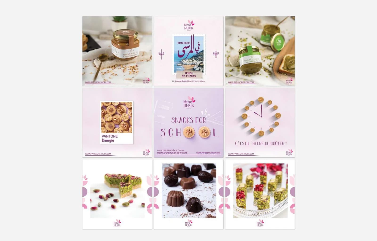 Créations digitales pour la pâtisserie Créations digitales pour la pâtisserie